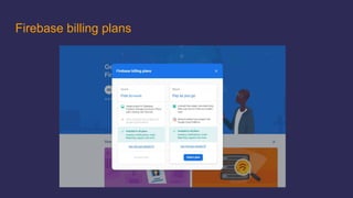 Firebase billing plans
 
