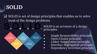 The maze of Design Patterns & SOLID Principles | PPT