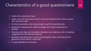 Questionnaire | PPT