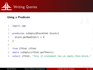 Codeql Variant Analysis | PDF