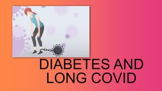 DIABETES AND
LONG COVID
 