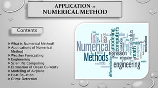 Applications of Numerical Method | PPTX