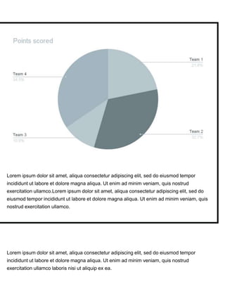 Lorem ipsum dolor sit amet, aliqua consectetur adipiscing elit, sed do eiusmod tempor
incididunt ut labore et dolore magna aliqua. Ut enim ad minim veniam, quis nostrud
exercitation ullamco laboris nisi ut aliquip ex ea.
Lorem ipsum dolor sit amet, aliqua consectetur adipiscing elit, sed do eiusmod tempor
incididunt ut labore et dolore magna aliqua. Ut enim ad minim veniam, quis nostrud
exercitation ullamco.Lorem ipsum dolor sit amet, aliqua consectetur adipiscing elit, sed do
eiusmod tempor incididunt ut labore et dolore magna aliqua. Ut enim ad minim veniam, quis
nostrud exercitation ullamco.
 
