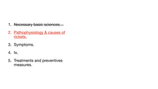 Rickets disease | PDF