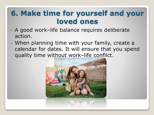 How to improve your work–life balance.ppt