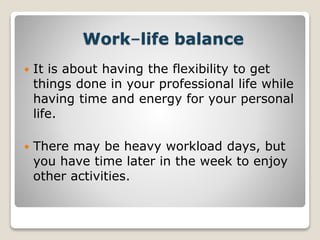 How to improve your work–life balance.ppt
