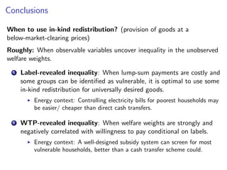 Redistributive Allocation Mechanisms