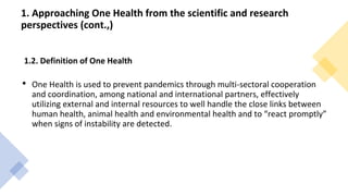 CGIAR One Health Initiative and ICT4Health