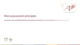Use of risk assessment for food safety management with an integrated One Health approach