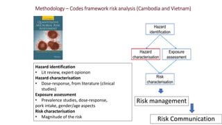 Use of risk assessment for food safety management with an integrated One Health approach