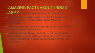 Operation
Rahat(2013) was
one of the biggest
civilian rescue
operations ever
carried out in the
world
The Indian Army
buil...