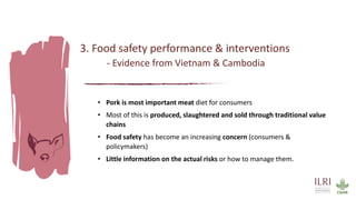 Safer food for traditional markets from a One health perspective