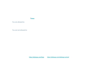 Instructions for use (free users)
In order to use this template, you must credit Slidesgo by keeping the Thanks slide.
You are allowed to:
● Modify this template.
● Use it for both personal and commercial purposes.
You are not allowed to:
● Sublicense, sell or rent any of Slidesgo Content (or a modified version of Slidesgo Content).
● Distribute this Slidesgo Template (or a modified version of this Slidesgo Template) or include it in a database or in
any other product or service that offers downloadable images, icons or presentations that may be subject to
distribution or resale.
● Use any of the elements that are part of this Slidesgo Template in an isolated and separated way from this
Template.
● Delete the “Thanks” or “Credits” slide.
● Register any of the elements that are part of this template as a trademark or logo, or register it as a work in an
intellectual property registry or similar.
For more information about editing slides, please read our FAQs or visit Slidesgo School:
https://slidesgo.com/faqs and https://slidesgo.com/slidesgo-school
 