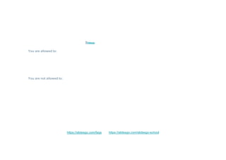 Instructions for use (premium users)
In order to use this template, you must be a Premium user on Slidesgo.
You are allowed to:
● Modify this template.
● Use it for both personal and commercial purposes.
● Hide or delete the “Thanks” slide and the mention to Slidesgo in the credits.
● Share this template in an editable format with people who are not part of your team.
You are not allowed to:
● Sublicense, sell or rent this Slidesgo Template (or a modified version of this Slidesgo Template).
● Distribute this Slidesgo Template (or a modified version of this Slidesgo Template) or include it in a database or in
any other product or service that offers downloadable images, icons or presentations that may be subject to
distribution or resale.
● Use any of the elements that are part of this Slidesgo Template in an isolated and separated way from this
Template.
● Register any of the elements that are part of this template as a trademark or logo, or register it as a work in an
intellectual property registry or similar.
For more information about editing slides, please read our FAQs or visit Slidesgo School:
https://slidesgo.com/faqs and https://slidesgo.com/slidesgo-school
 