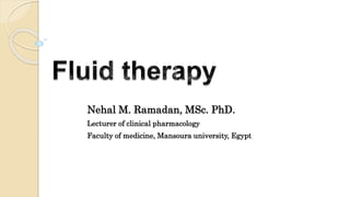 Nehal M. Ramadan, MSc. PhD.
Lecturer of clinical pharmacology
Faculty of medicine, Mansoura university, Egypt
 