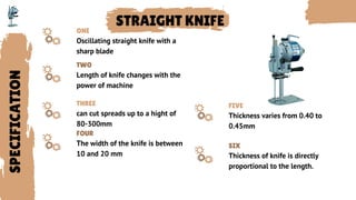 STRAIGHT KNIFE CUTTING MACHINE SPME | PDF