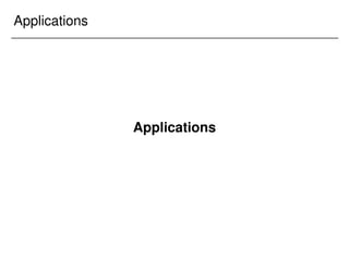 Applications
Applications
 