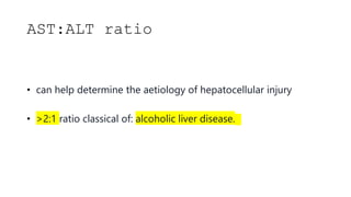 Approach to patients with high liver function test | PPTX