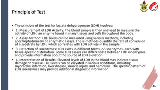 Ldh Lab Testing Cardiac Profile Biochemistry Test - Presentation.pptx