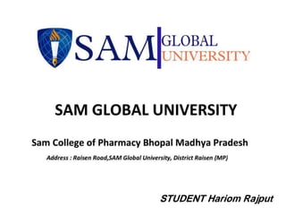 Presentation Hariom  Rajput SAMGlobalUniversity .pdf