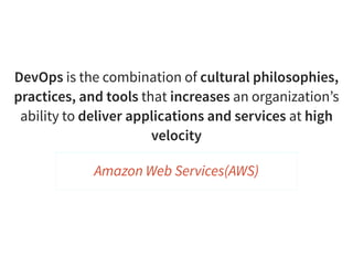 AWS DevOps Guide and Best Practices Presentation.pdf