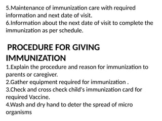 Immunization Check In Immunization schedule in nursing mother. | PPTX