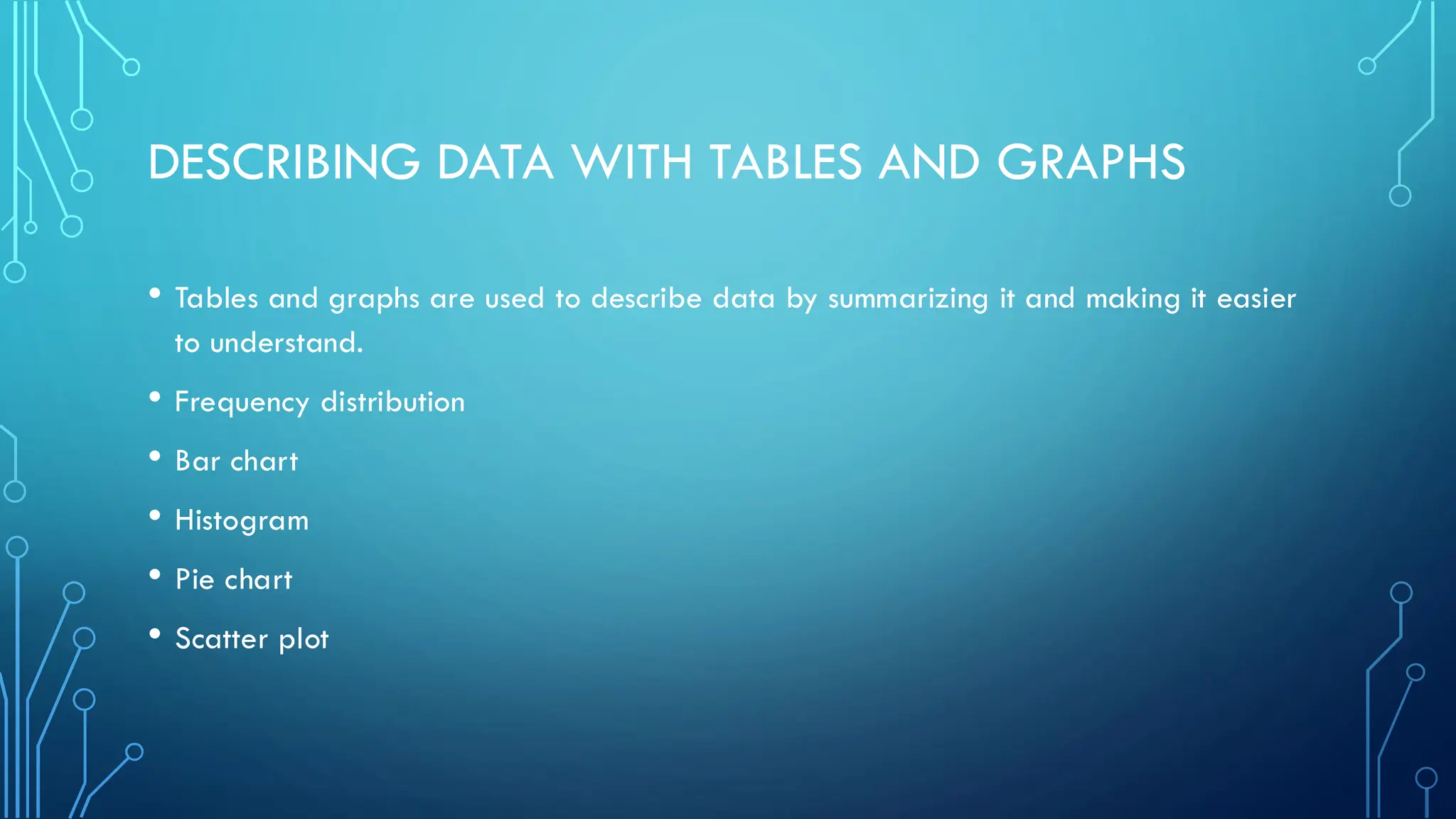 Presentation.pdf for describing data for engineers | PPT