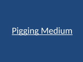 Pigging Medium
 