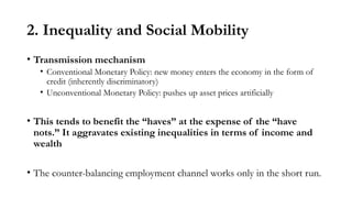 Karl-Friedrich Israel: The Effects of Monetary Policy on Inequality | PPTX