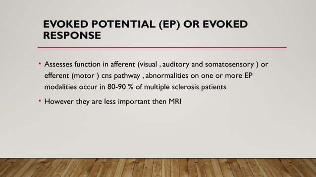 Multiple Sclerosis Diagnosispresentation Pptx
