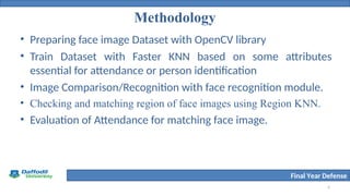 Real-time smart attendance system using face recognition techniques | PPT