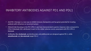 Immune checkpoints and their inhibition in cancer | PPTX
