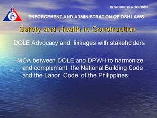 presentation to osh manual in the philippines | PPT