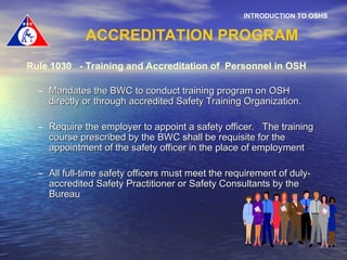presentation to osh manual in the philippines | PPT