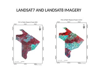 Change detection analysis using geospatial analysis | PPTX