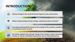 Human impact on the environment: Climate change | PDF