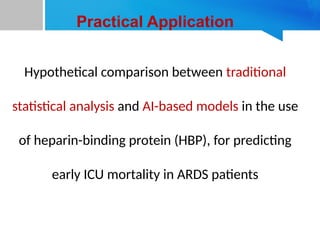 Artificial Intelligence and mortality prediction in ICU | PPTX