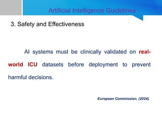 Artificial Intelligence and mortality prediction in ICU | PPTX