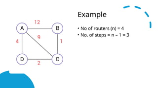 Distance Vector Routing protocol in computer networks | PPTX