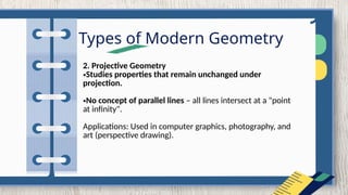 Presentation.pptx MODERN GEOMETRY TEACHING | PPTX