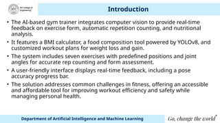 AI-Powered Exercise Tracking and Health Management System: Design and ...