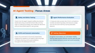AI Agent Testing: Recommended frameworks | PDF