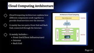 Comprehensive Overview of Cloud Computing and Its Types | PDF