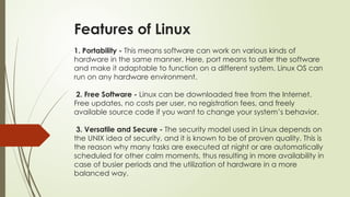 Comprehensive Guide to Linux Server Management and Security | PPTX