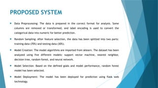 data preprocessing and cleaning and machine learning | PPTX