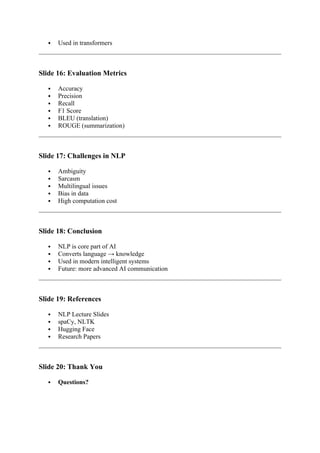 Comprehensive Overview of NLP Applications in Artificial Intelligence ...