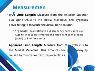 Column Discrepancy Comprehensive Guide to Girth and Limb Length Measurement in Clinical ...