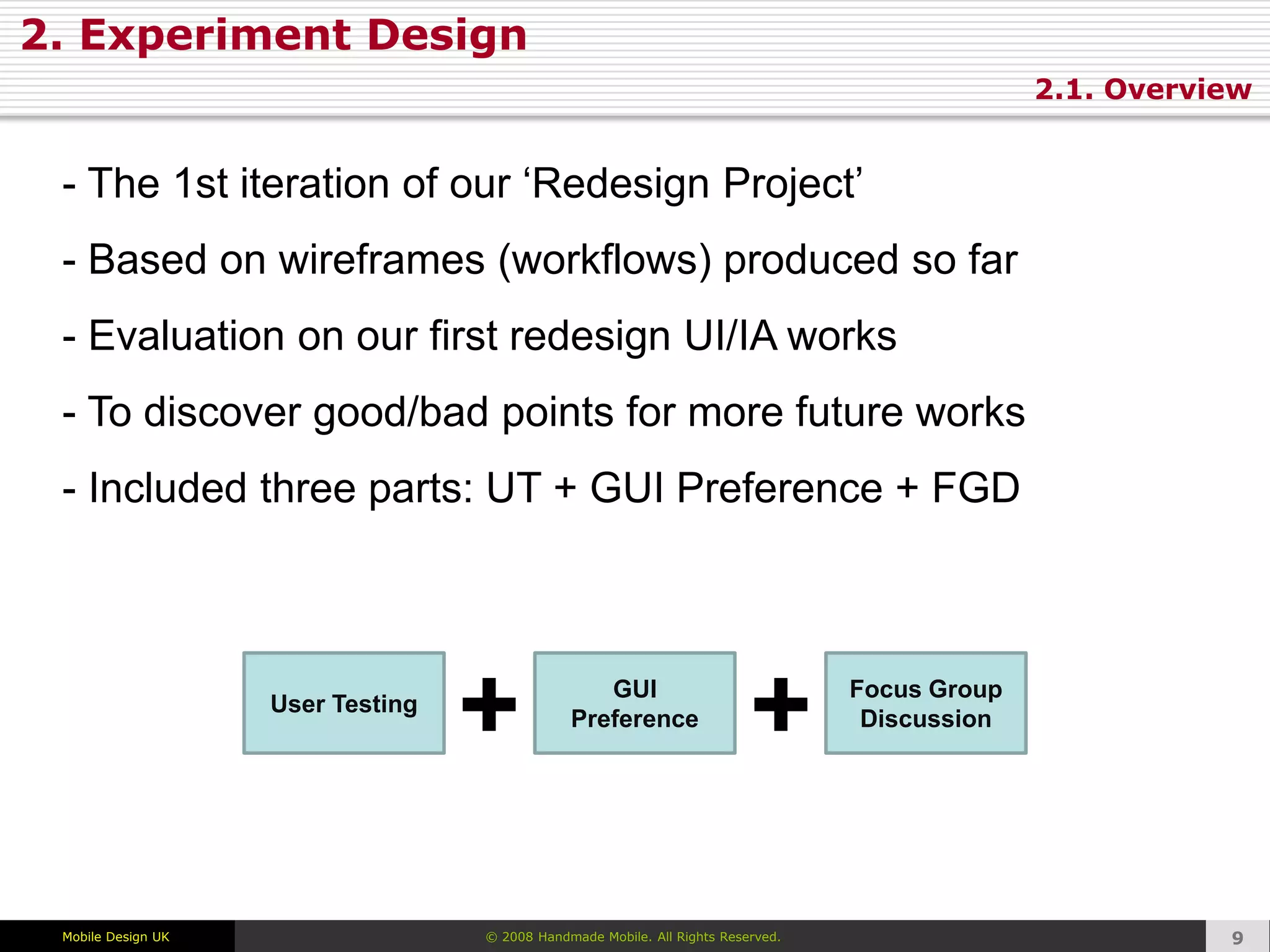 Cheap& Quick Internal user testing