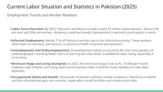 Humans rights & labor rights in pakistan | PPTX