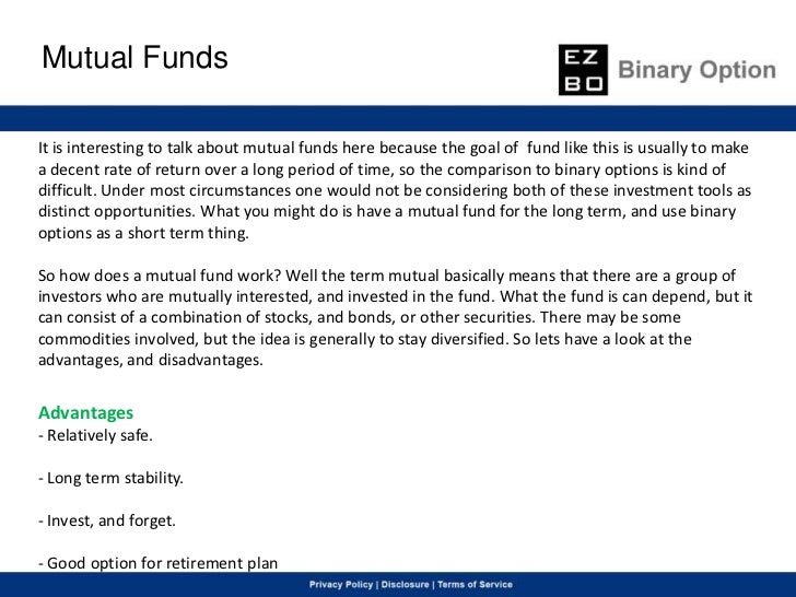 investment in binary option